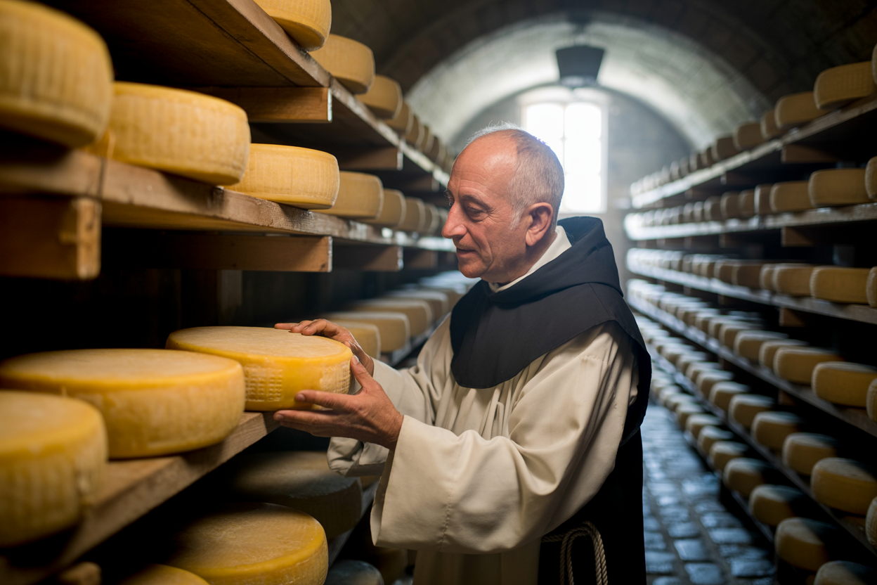 Monastery aging cellar